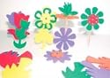 Lot de 500 formes en mousse fleurs assorties