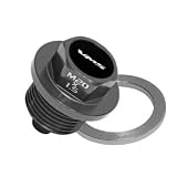Magnetic Oil Pan Drain Plug Subaru Impreza Forester Sti WRX Outback Gunmetal by Vision