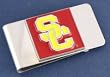 University of Southern California Pewter Money Clip