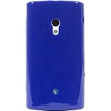 プロテック ソニー・エリクソン XPERIA(TM)専用ケース TPU ブルー 保護シート付 PXTC-BL