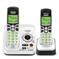 Vtech DECT 6.0 Expandable 2-Handset Cordless Phone System with Digital Answering Device and Caller ID (CS6229-2)