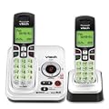 Vtech DECT 6.0 Expandable 2-Handset Cordless Phone System with Digital Answering Device and Caller ID (CS6229-2)