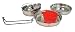 Chinook Ridgeline Lightweight Durable Stainless Steel 5-piece Hikers, Campers & Cyclists Cookset