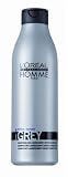 L'Oreal Homme Grey Anti-Yellowing Shampoo For Grey/White Hair (8.45 oz.)