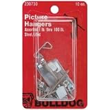 Bulldog Picture Hangers Assorted-10 Pkg 085T, 4 Item(s) Order by Bulldog