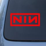 NINE INCH NAILS NIN - Vinyl Decal Sticker #A1363 | Vinyl Color: Red