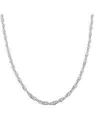 Sterling Silver 2.9-mm Singapore Chain