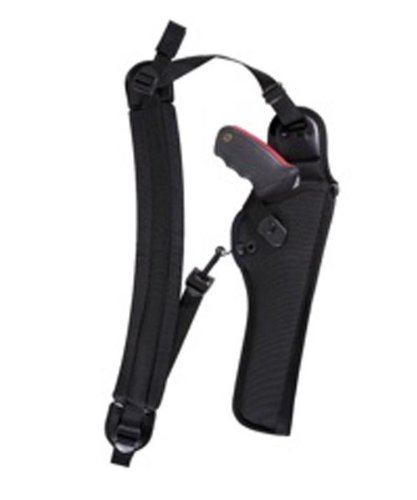 Bianchi 4101 BLack Shoulder Holster with Hush System Scoped (Right Hand, Size 8)