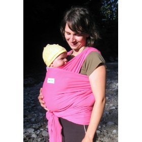 Sleepy Wrap Baby Wrap Carrier -Dark Pink