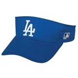 MLB ADULT Los Angeles DODGERS Home BLUE VISOR Adjustable Velcro TWILL