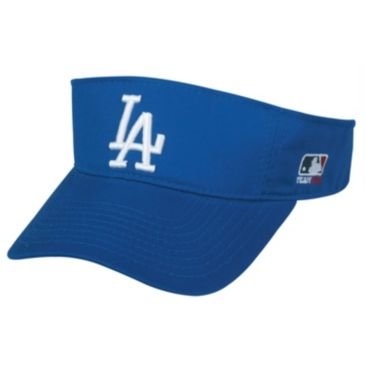 MLB ADULT Los Angeles DODGERS Home BLUE VISOR Adjustable Velcro TWILL