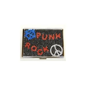 Outer Rebel Fashion Flasks and Smoking Accessories- Rhinestone Punk Rock Stainless Steel Cigarette...