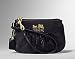 Coach Madison Leather Wristlet Case Bag 41977 Black for IPOD