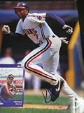 Signed Lofton, Kenny (Atlanta Braves) Future Stars Magazine 8/1992 on the back cover