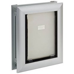 Door Mount Pet Door - Single Flap - Small (Aluminum) (12.75