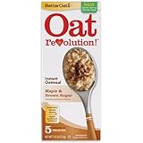 Better Oats Oat Revolution! Instant Oatmeal ~ Thick & Hearty Maple & Brown Sugar Flavor ~ 5 Pouches per 7.55 oz Box (Pack of 3 Boxes)