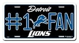 Detroit Lions License Plate - #1 Fan