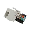 Leviton 41108-RW5 Category 5 QuickPort Connector, CAT 5, White