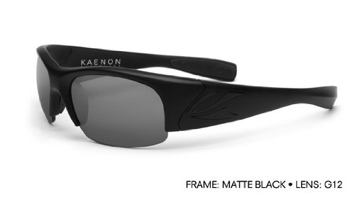 Kaenon Hard Kore Sunglasses - Polarized JM10 Matte Black/White G12, Regular