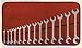 V8 Hand Tools Jumbo Angle Head Wrench Set, SAE, 10 pc (VHT-9810)