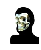 Scary Skull 6 Fantasy Photographic Poster Print by Harveys Art, 16x20