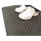 Anti Fatigue Mat, Beveled Edge, 3'x5', Black