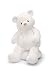 BiBi Large White Teddy Bear by Baby Gund