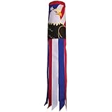 In the Breeze Patriot Eagle Windsock, 40-Inch
