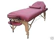 BestMassage 30" Burgundy Reiki Portable Massage Table Package(Includes FREE Carrying Case, Bolster, Adjustable Head Rest)