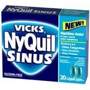 VICKS NyQuil Sinus Nighttime Relief 20 LiquidCaps