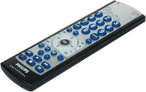 Philips SRU2103S/27 Universal Big Button 3 Device Remote (Silver/Black)