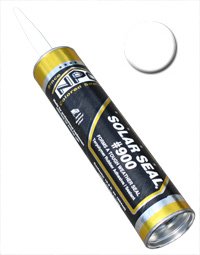 NPC #900 Solar Seal Adhesive Sealant, White (Pack of 3): Industrial