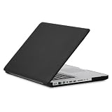 SpeckProductsSeeThruSatin,SoftTouchHardShellCase,forPro15-inchMacBookAluminumUnibody/BlackKeyboard(Black)