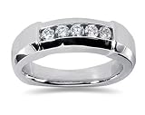 0.45 CTW Men's Diamond Ring in Platinum