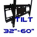 Tilt TV Wall Mount Fits 32 37 40 42 46 50 60 Inch TV .Maximun Weight 75Kg.Distance To Wall 65mm.Positionable 15 Degrees Virtical.Incorporated Level.Includes Universal Hardware