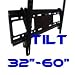 Tilt TV Wall Mount Fits 32 37 40 42 46 50 60 Inch TV .Maximun Weight 75Kg.Distance To Wall 65mm.Positionable 15 Degrees Virtical.Incorporated Level.Includes Universal Hardware