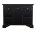 American Perspective&amp;#153; Bookcase End Table Hearth Black
