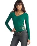 Apple Bottoms - Apple Bottoms Long-Sleeve V-Neck Sweater