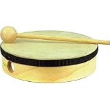 LMI T-06M Hand Drum with Beater, 6 Inches*