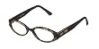 "Boa RL Black" Hand Painted Reading Glasses (+0.00 - +3.00)
