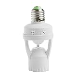 【ノーブランド 品】E27 LED　ランプ　バルブ　ライト　ホルダー　スイッチ　赤外線　PIR　モーション　センサー　AC110V 220V