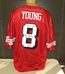 Steve Young Signed 1994 Style San Francisco 49ers Jersey