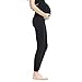Franato Maternity Women's Full Length Leggings Fit Belly Mama Pants Black