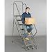 EGA 50-Degree Stairway Slope Ladders with Square-Tube Frame - Gray