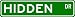 HIDDEN Street Sign ~ Personalized Family Lastname Sign ~ Gameroom, Basement, Garage Sign Novelty** ALUMINUM