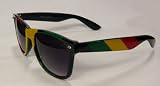 Rasta Colored Frame Wayfarers 1005