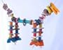 Planet Pleasures BamBoozlers Dog Shape Bird Swing Large 18in Ht x 11in
