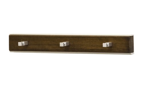 Ambientehome 56015 Garderobe 36 x 5 x 2.5 cm, Nu&szlig;baum