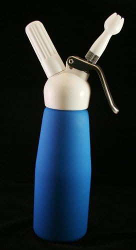 Cream Whipper Dispenser - 1 pint (.5L) - "Suede"BLUE"