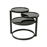 Double Swivel Mini Table in Black Colour: Black 31hfO3ti7VL. SL160
